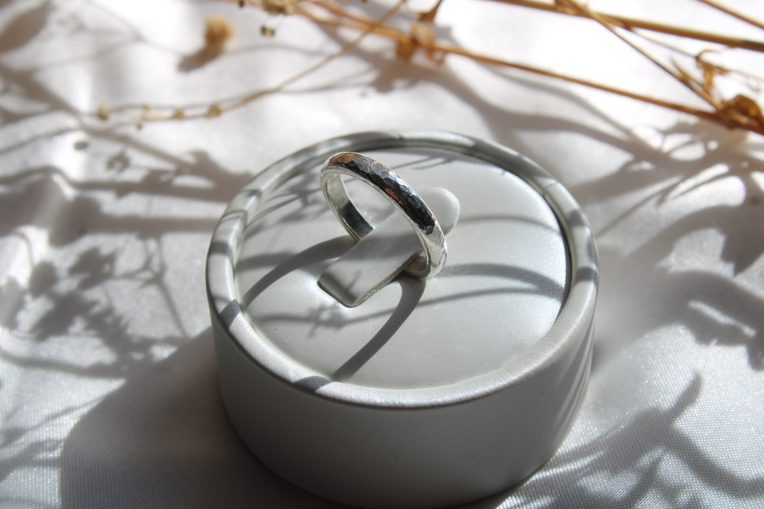 Textured Sterling Silver Ring - Image 2