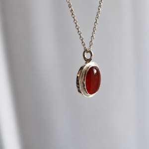 Carnelian Pendant Necklace